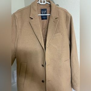 Gap Wool Topcoat in Classic Enamel Brown